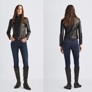 Rag & Bone Cate Ankle Mid Rise Skinny Jeans